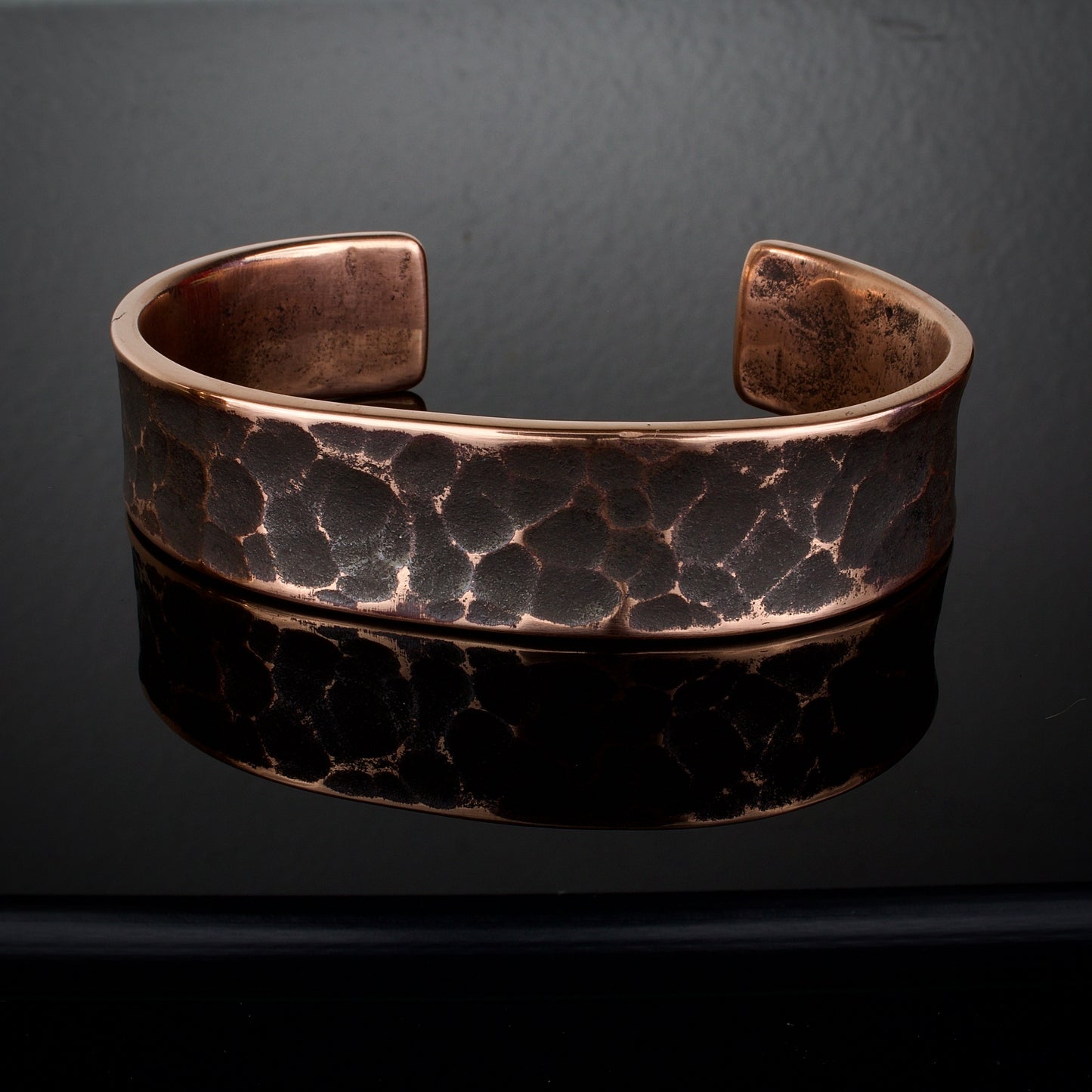 Hammered Copper Cuff. 3/4 inch wide. Made in Montana. Anti inflammatory