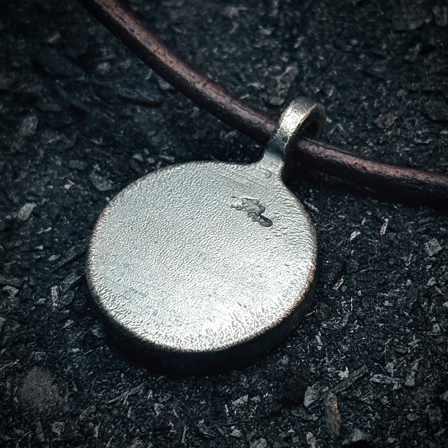 100% Pure Silver Saint Christopher Pendant. My Own Reproduction of a Rare Historical Antique. Hand Forged in Montana, USA .999 Fine Silver
