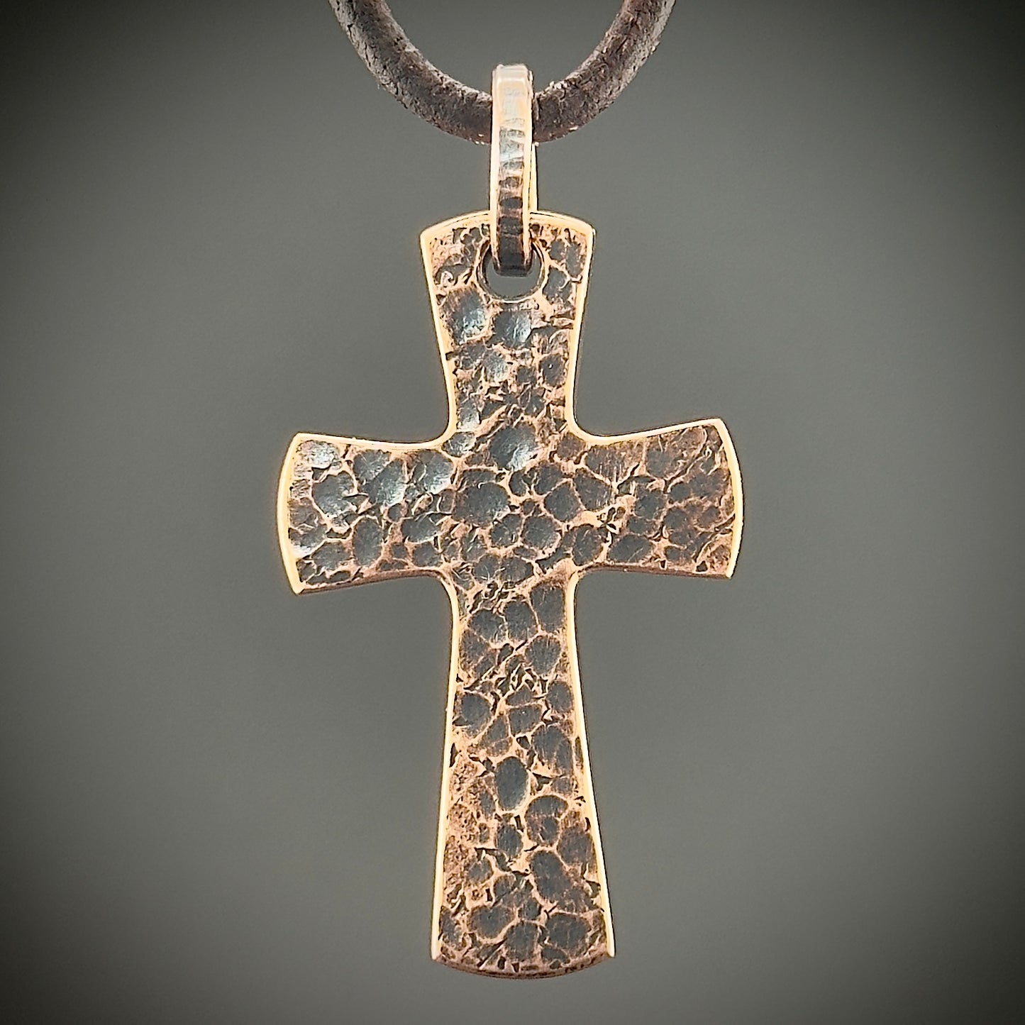 100% Pure Copper Crusader Cross. Handmade in Montana, USA.
